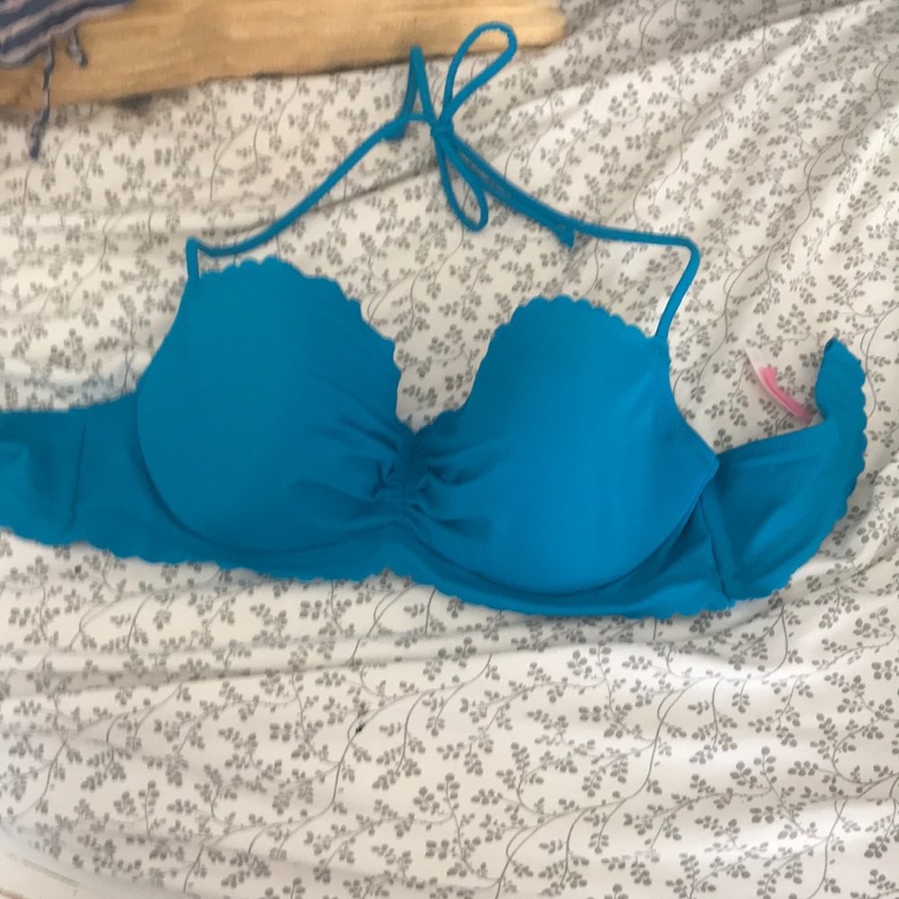 Blue Victoria Secret bikini top
